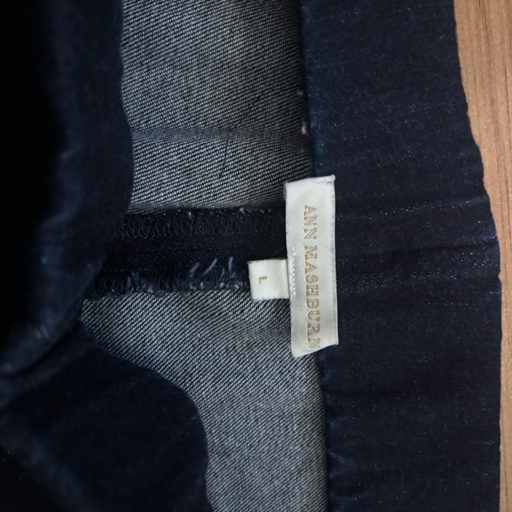 ANN MASHBURN Navy Blue Women's Jeans